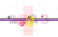 a poster with the words collection 2013 summer on it